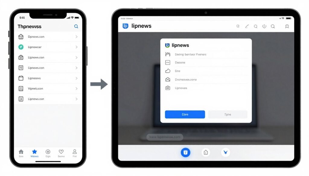 cara menggunakan lipnews.com di berbagai device
