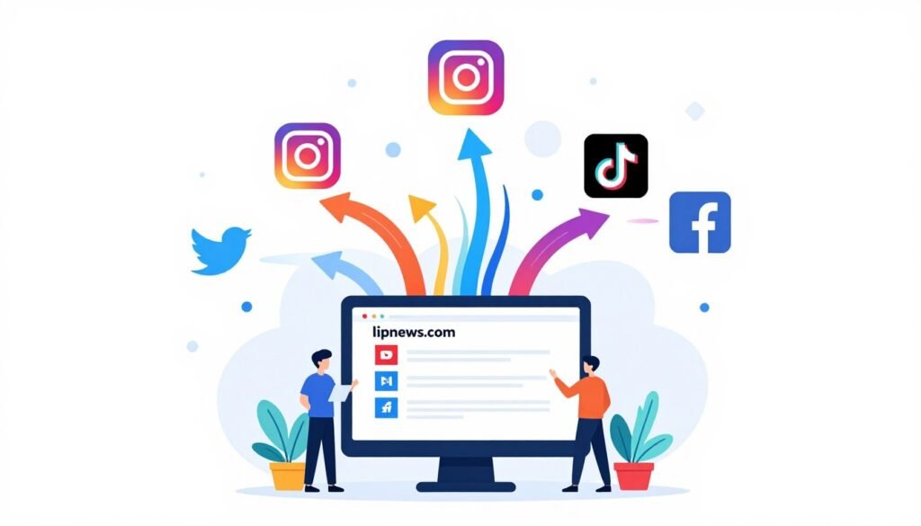 lip news agregasi dari berbagai platform media sosial